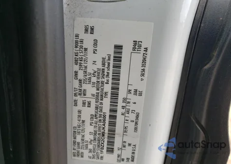 2018 Ford Transit T-350 из США, поврежденный, VIN 1FBZX2CM9JKA06001